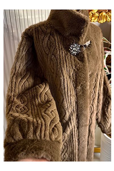 ŞEHRAZAT BUTİK فرو بنمط محبوك بتصميم شهريزات