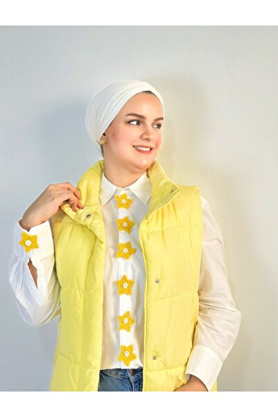 LALE STYLES Hand Knitted Button Ornament – for Children & Adults – Crochet Button Cover