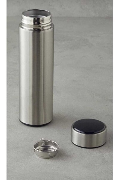 BTİCARET Dereceli Akıllı Çelik Termos (1 Adet) | LED Isı Göstergeli 500 ml Pa...