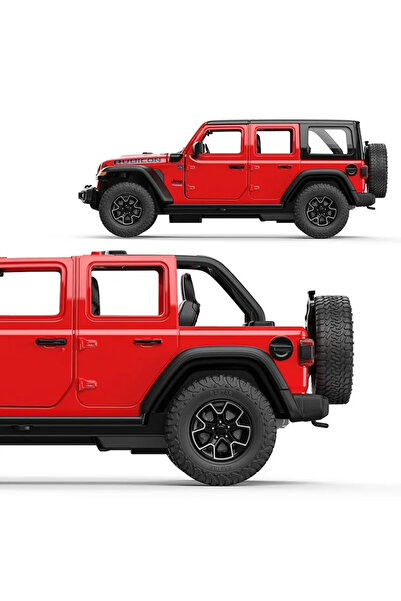 Rastar JEEP WRANGLER RUBICON 4XE ΚΟΚΚΙΝΟ ΜΕΤΑΛΛΙΚΟ ΑΥΤΟΚΙΝΗΤΟ ΚΛΙΜΑΚΑ 1 ΕΩΣ 24