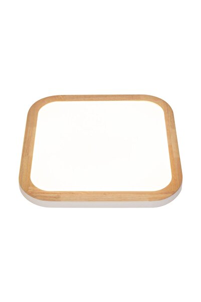 Bibilel LED Ceiling Light Squarewood 36 W 2700 lm 4000 K IP20