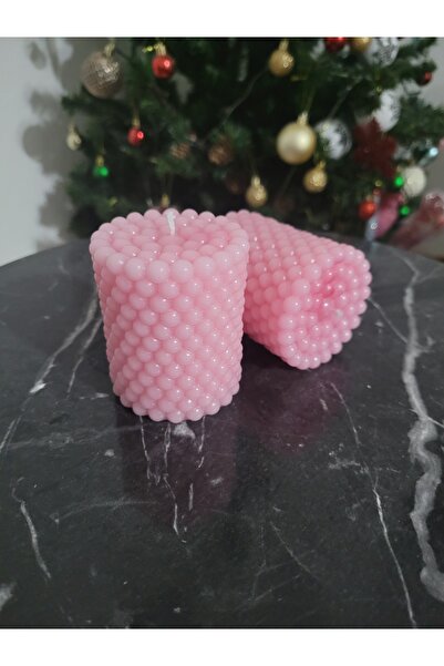 Candle Silindir Bubble Mum