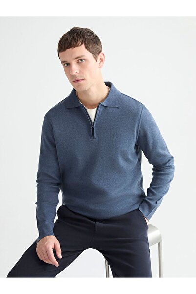 LC Waikiki LCWAIKIKI Classic Polo Yaka Erkek Sweatshirt