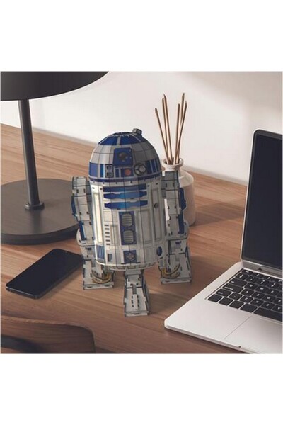 Spin Masters 4D Puzzle, R2D2, 201 Pieces, Star Wars, Spin Master