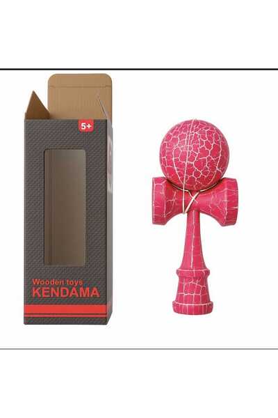OEM Wooden Kendama Crack Pattern Various Colors 18 cm