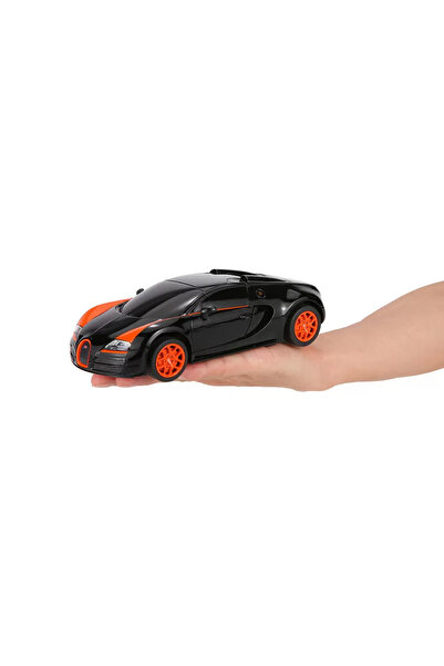 Rastar Bugatti Grand Sport Vitesse Remote Control Car, Black, 1:24 Scale