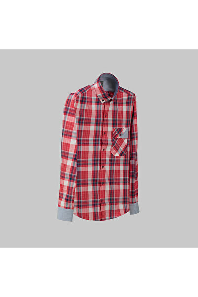 Sarar İNTERVİEW Carina Kırmızı Uzun Kol Gömlek