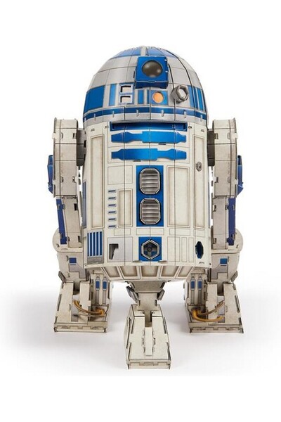 Spin Masters 4D Puzzle, R2D2, 201 Pieces, Star Wars, Spin Master