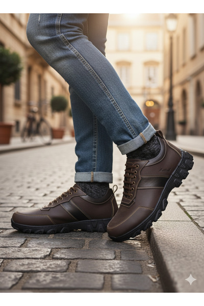 UZR Genuine Leather Men's Sports Shoes Casual