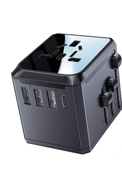 Yesido MC10 Universal Travel Charger - 3 USB Ports + 1 Type-C