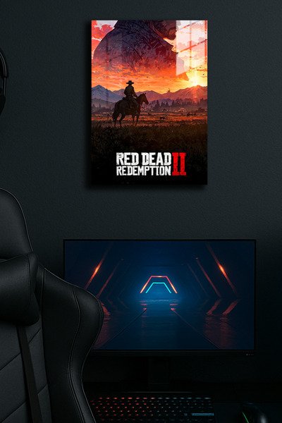 EABASKI Arthur Morgan Red Dead Redemption 2 " " Poster metalic cu imprimeu ",...