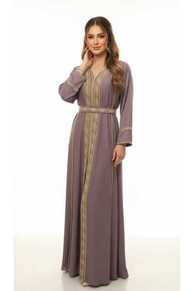 Haifa Fashion Two-piece jalabiya, TikTok style, cost 3 beads