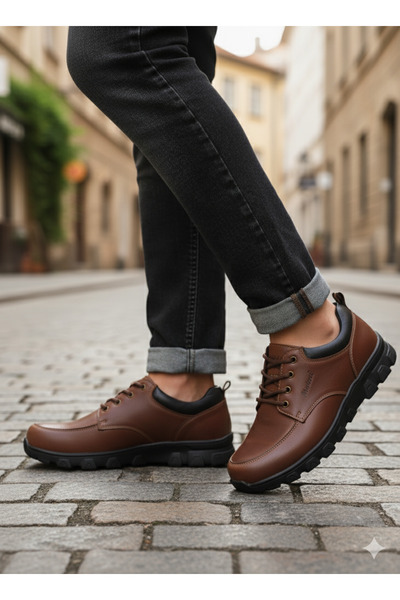 UZR Genuine Leather Men's Sports Shoes Casual