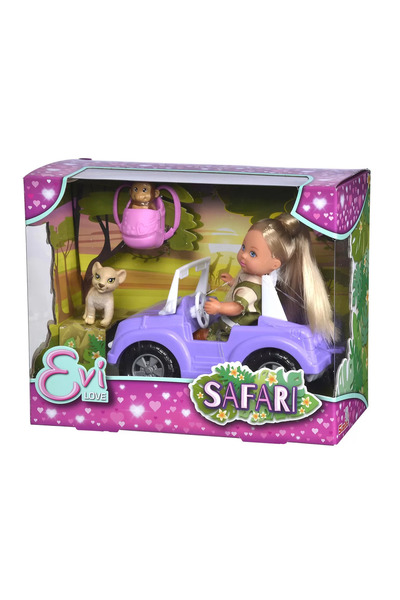 Steffi Love Păpușa Evi Love Set Evi și Vehicul Safari