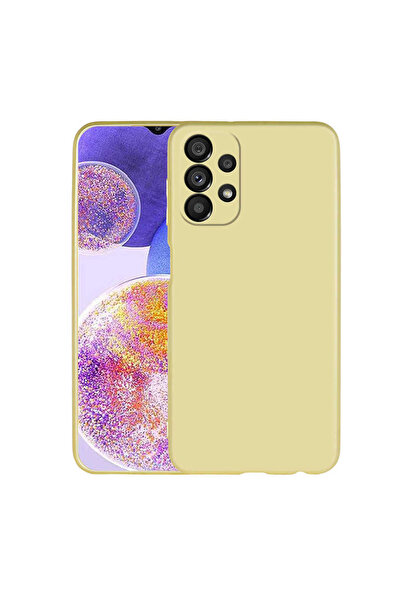 zore غطاء حماية سيليكون لهاتف جالاكسي A23 من إيه تي إيه بريمير - ذهبي