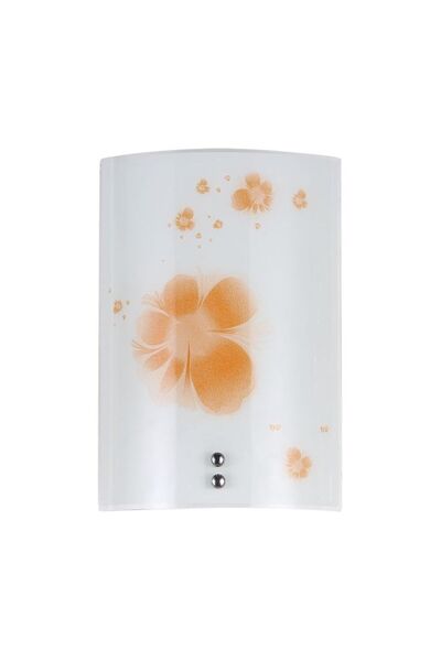 Bibilel Aplica Santini alb+portocaliu 1 x E27 60 W 260 x 150