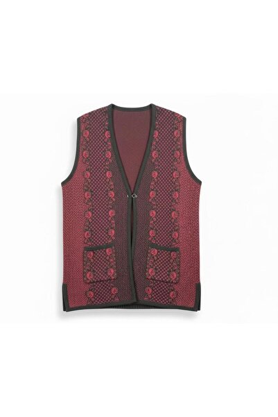 EREN STYLE Knitted Mimosa Authentic Patterned Vest