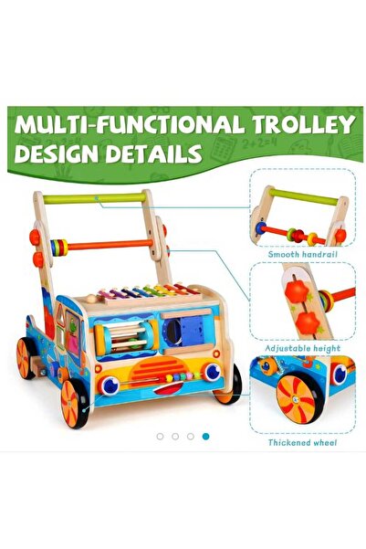 OEM Montessori Wooden Walker