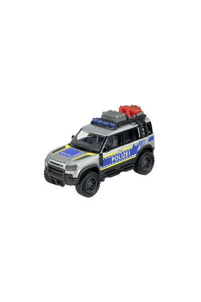 Majorette Metal Police Car Land Rover Defender Scale 1:43