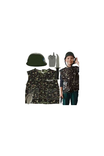 Three top online Carnival costume helmet soldier 3-8 years old