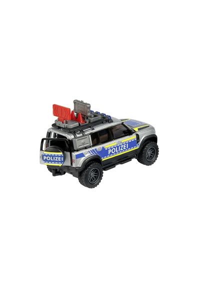 Majorette Metal Police Car Land Rover Defender Scale 1:43
