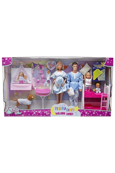 Steffi Love Pajama Party Set 'Welcome to the Family' with Accessories