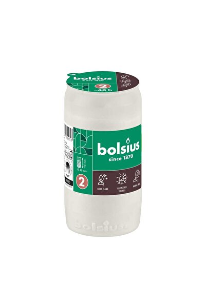 Bolsius Candela rezerva RC2 / NR. 2 - Alb