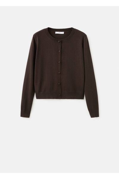 MANGO Woman Triko düğmeli hırka