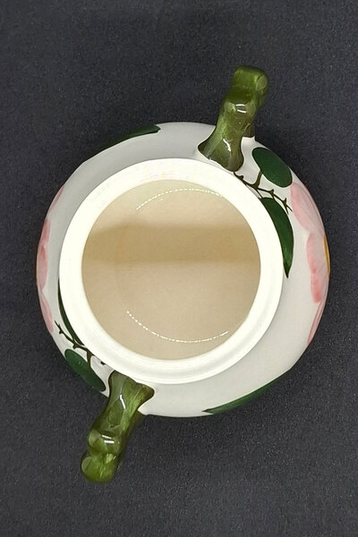 Villeroy & Boch Wild-Rose Beige Color Lidless Sugar Bowl with Handle 200 ml