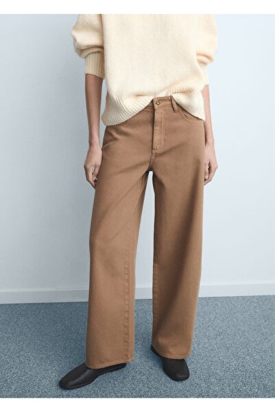 MANGO Woman Düşük bel balon jean pantolon