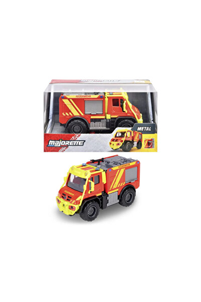 Majorette Metal Fire Truck Mercedes Unimog U530 Scale 1:43
