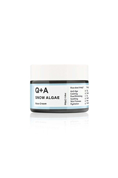 Q+A Snow Algae Intensive Face Cream - Face Cream for Regeneration by
