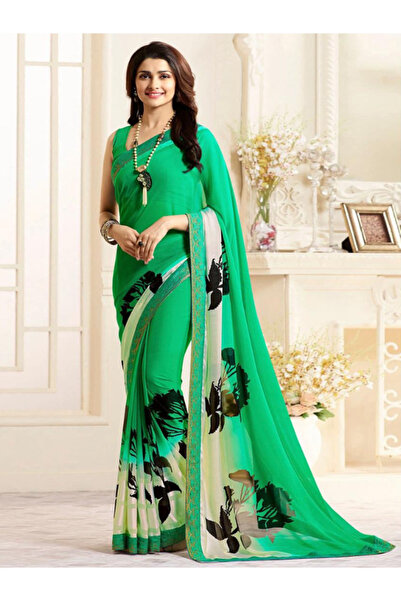 MYSMAR طقم ساري جورجيت أخضر - FFT1065 | أخضر