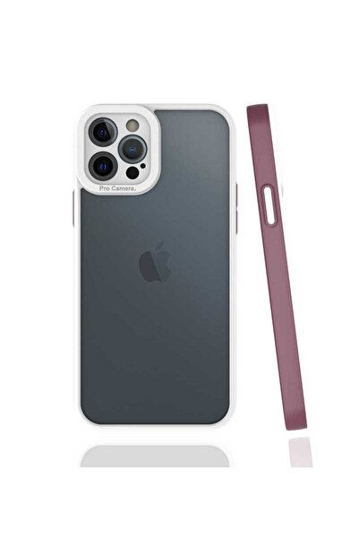 zore حافظة متوافقة مع هاتف iPhone 12 Pro Max من ATA Mima - بلون البرقوق