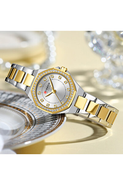 Curren 9100 Luxury Classic Quartz Women's Watch - Elegant Waterproof Luminous Hands