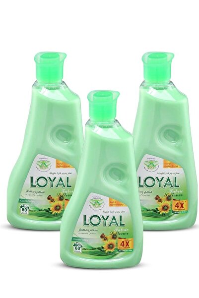 Loyal معطر ومنعم الأقمشة المركز من جرين فالي، 3 × 1500 مل