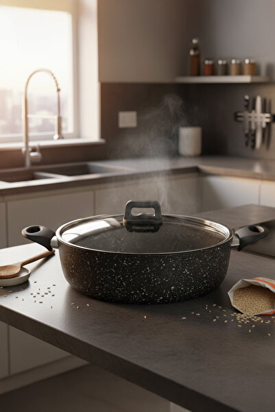 FİTHOME Bio Granit Fireproof Non-Stick Rice Cooker – Healthy, Durable, and Easy-To-Clean Rice Cooker