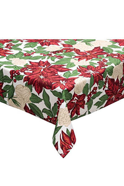 Blusmart Fata de masa decorativa de Craciun ,bumbac, 180x140cm