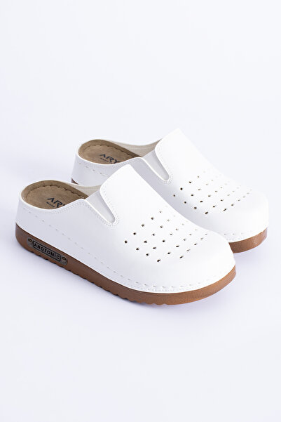 Polomia Comfort Women's Anatomical Closed-Front Adjustable Elastic Comfortable Flexible Pharmacy Nurse Daily Home Slippers