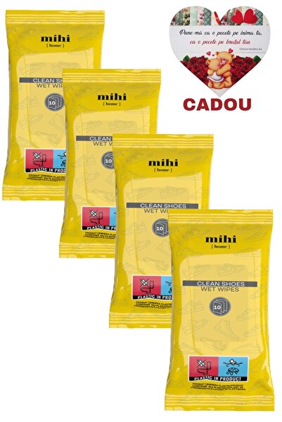 BeClean Set of 4 x BeClean. Wet wipes for cleaning shoes