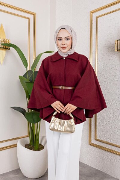 Butik Tuğbam Tesettür Kaşe Poncho