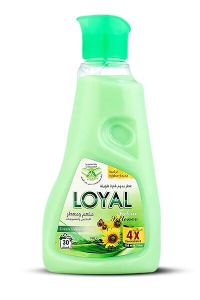 Loyal منعم ومعطر أقمشة مركز، جرين فالي، 30 غسلة، 750 مل