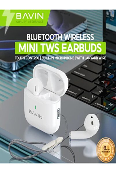Bavin TWS Wireless Earbuds | Hi-Fi Sound | Smart Touch | Bluetooth Compatible BA-86