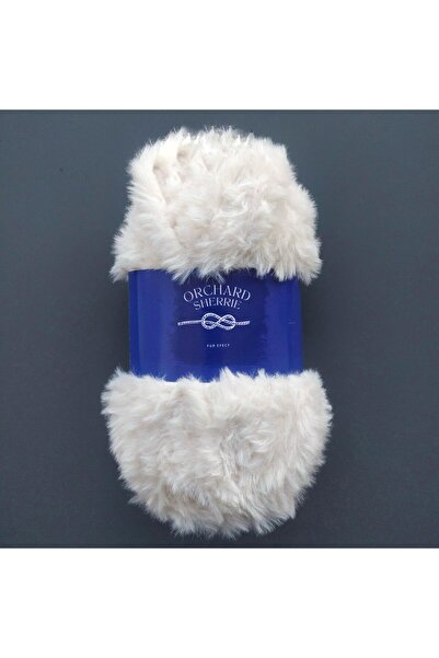 ORCHARD Sherrie Tavşan Tüyü Dokulu Kürk Görünümlü Örgü İpliği 39