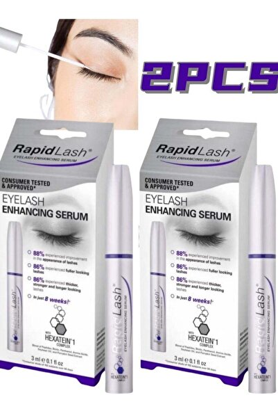 RapidLash Rapid Lash 2-Pack Eyelash Enhancing Serum 3ml - Quick Lengthening & Thickening