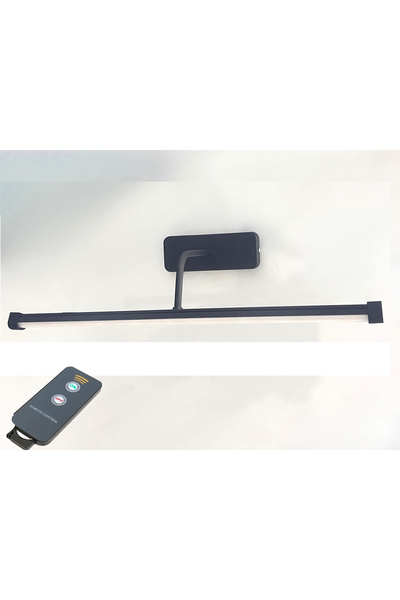 gaziantepavize Kumandalı Pilli Aplik 50 cm Dünya Flüt Siyah Kasa Beyaz Işık Ledli Tablo Kuğu - Pil Dahil - Tek Adet