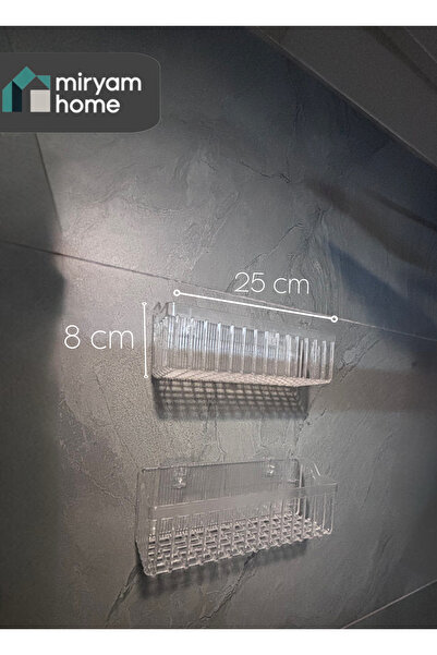 ATA HOME Miryam Home 2’li Yapışkanlı Banyo Mutfak Lavabo Altı Düzenleyici Raf...