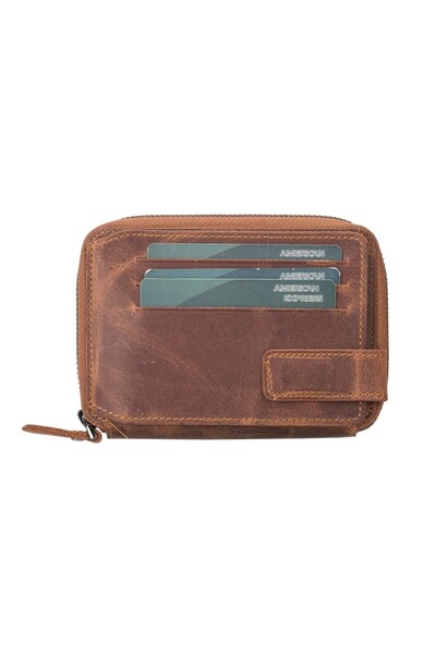 AbbasShop Lugano Leather Wallet G2 Antique Brown