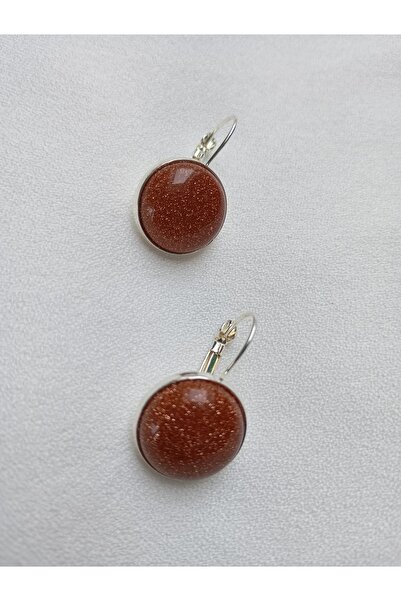 OEM Jewelry set with Sunstone 20mm silver bracelet and earrings