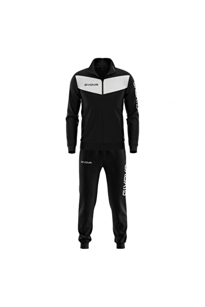 Givova Visa tracksuit, black/white, 4XL
